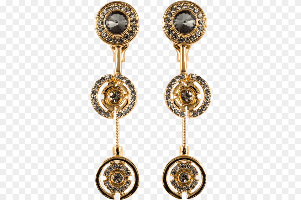 Ioaku The Heritage Earrings Gold Smoke Solid, Accessories, Earring, Jewelry, Diamond Free Png Download