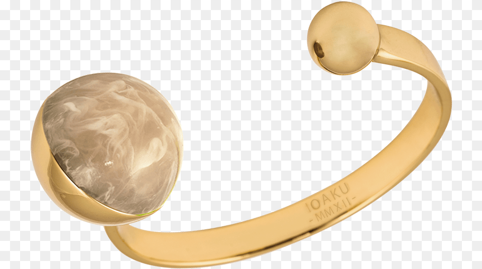 Ioaku The Planet Bracelet Gold Light Brown Body Jewelry, Cuff, Accessories Free Png