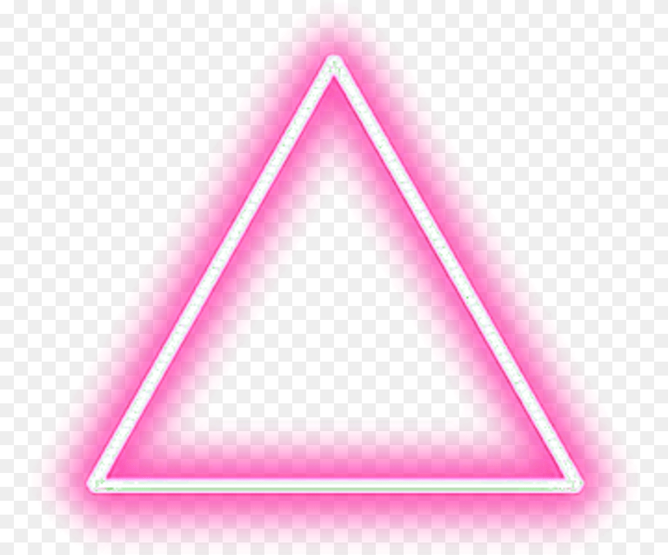Iok Picsart Tumblr Ayigomez Editing Templates Overl Neon Triangle, Symbol, Road Sign, Sign Png Image