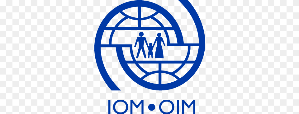 Iom Short Logo Blue Iom Oim, Ammunition, Grenade, Weapon Png Image