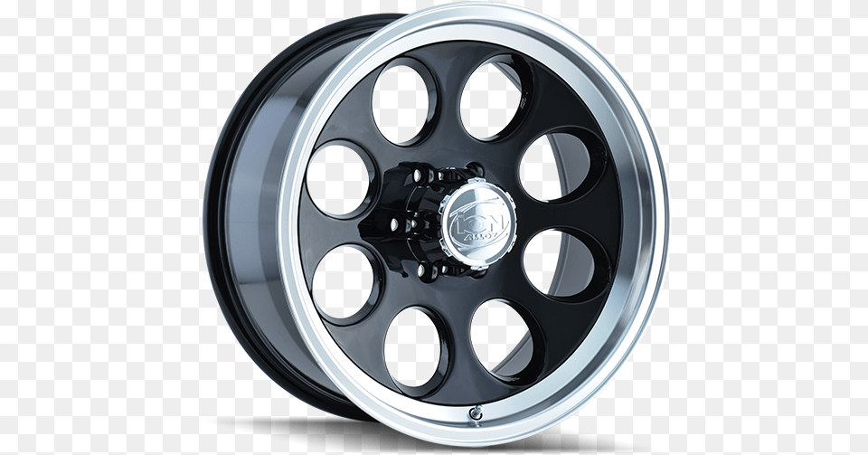 Ion Alloy 171 Black Machined Lip, Alloy Wheel, Vehicle, Transportation, Tire Free Png Download