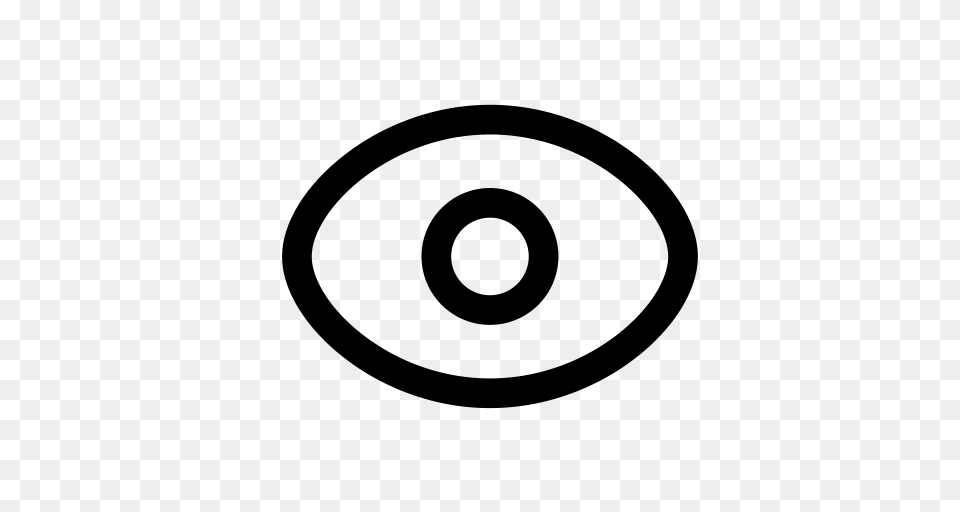 Ion Eye Eye Eyes Icon With And Vector Format For, Gray Png