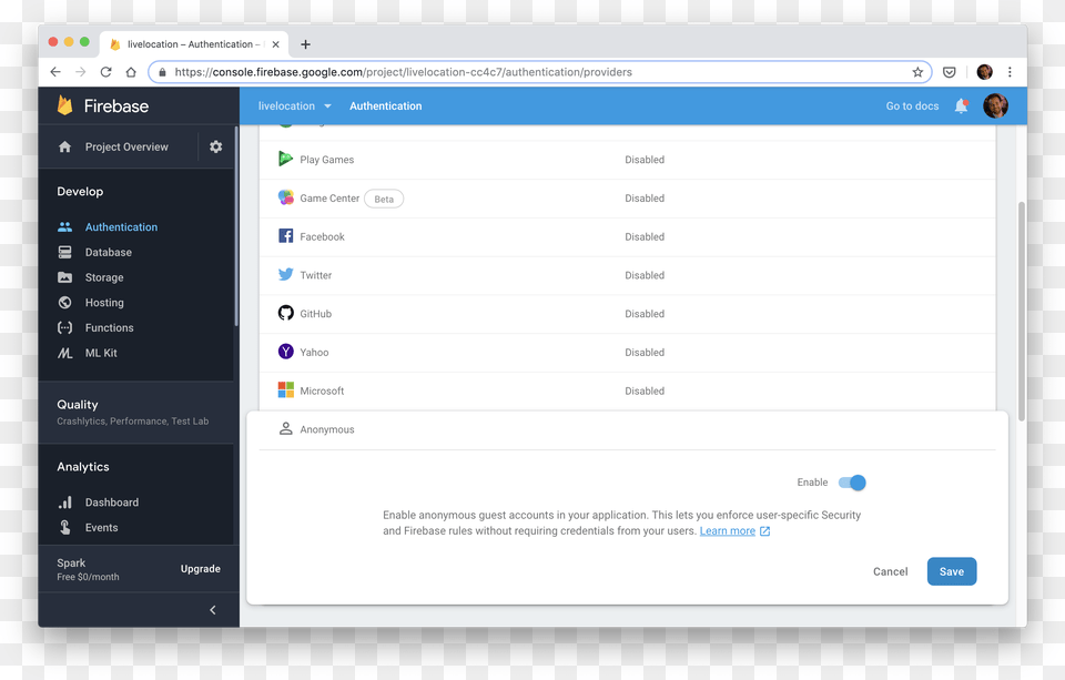 Ionic Capacitor Firebase Anon Auth Angular 5 Firebase Project Management App, File, Page, Text, Webpage Png Image