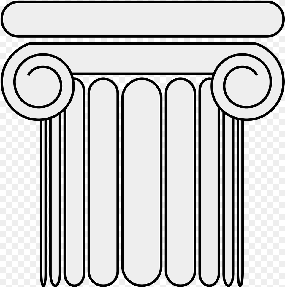 Ionic Column, Architecture, Pillar, Blade, Razor Png
