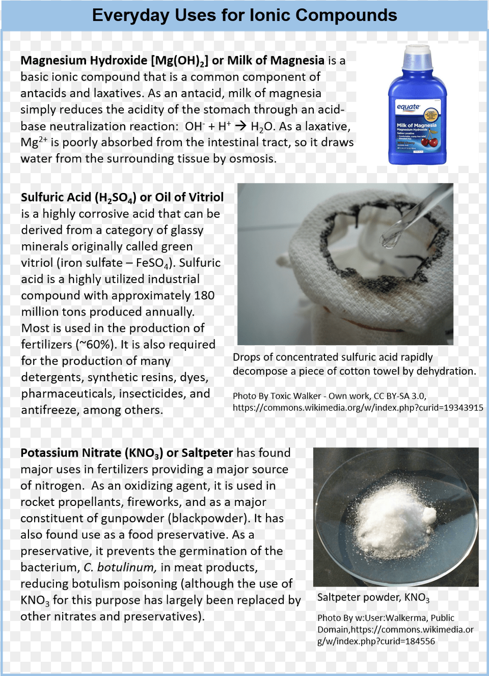 Ionic Compounds Typically Have High Melting And Boiling Example Of Ionic Compounds And Their Uses, Bottle, Animal, Reptile, Snake Free Png