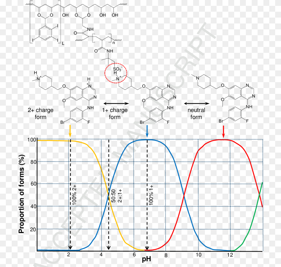 Ionic Interaction Of Dc Bead With Vandetanib Top Diagram, Chart, Plot, Text Png Image