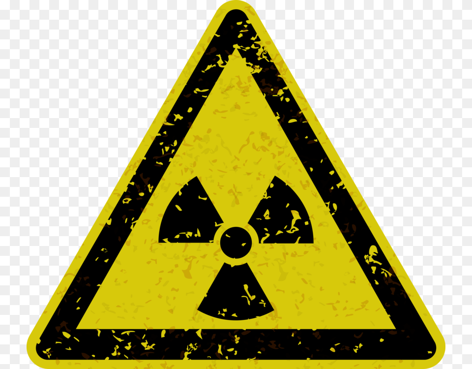 Ionizing Radiation Radioactive Decay Computer Icons Drawing Sign, Symbol, Triangle, Road Sign Free Png