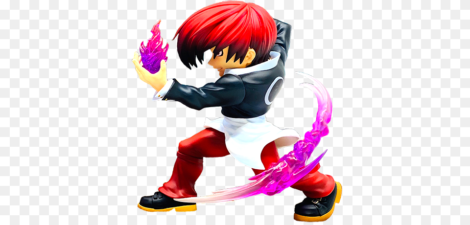 Iori Yagami The King Of Fighters Tnc Pvc Figure With Light And Sound Fictional Character, Adult, Publication, Person, Woman Png