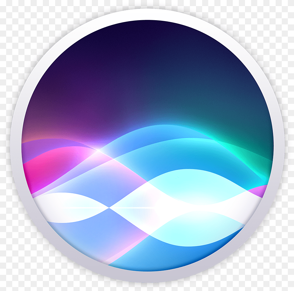 Ios 10 And Macos 1012 Sierra Wallpapers For Iphone Mac Os Siri Icon, Sphere, Disk, Light Png
