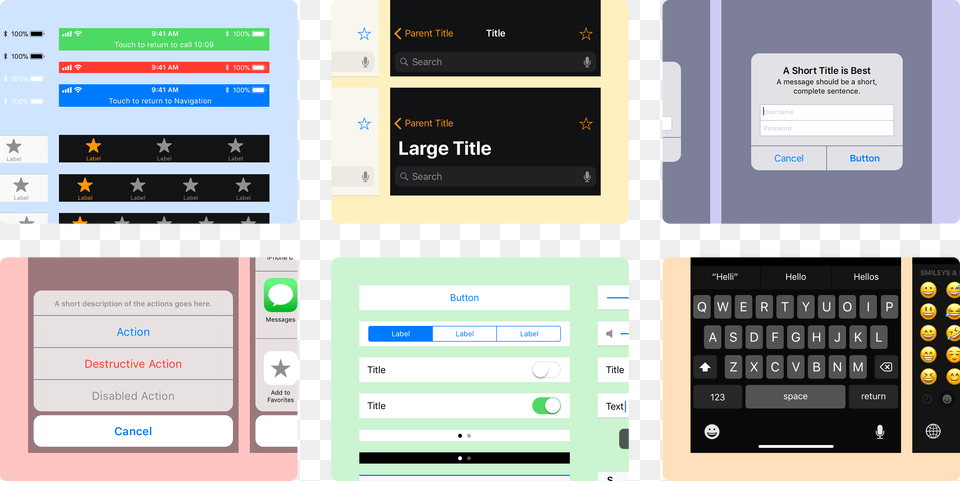 Ios 11 Gui For Framer Ios 11 Style Guide, Text, Electronics Png Image