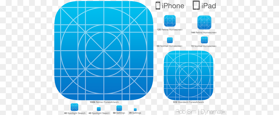 Ios 7 Icon Template App Icon Template Psd, Diagram Png