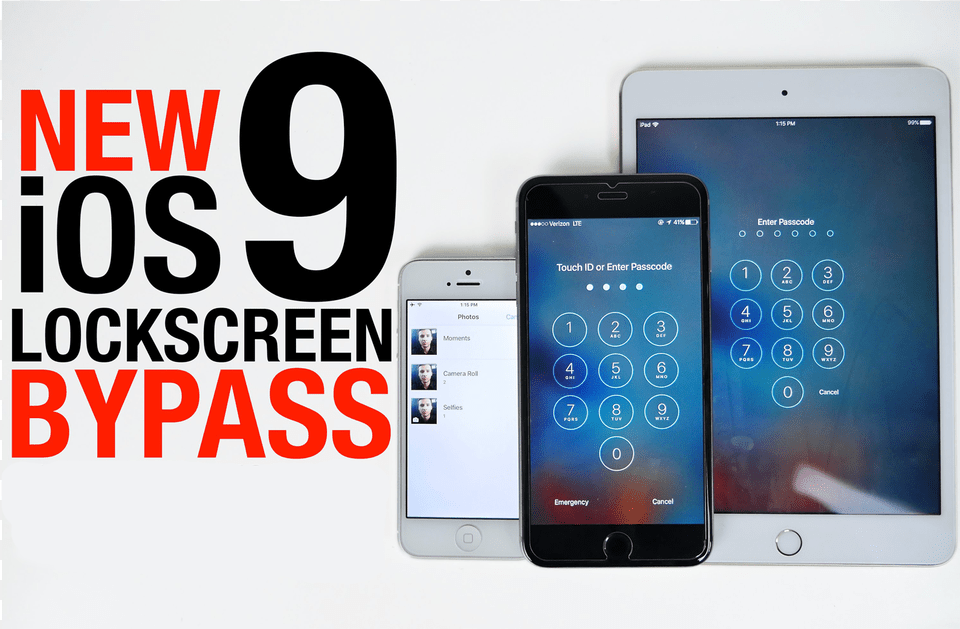 Ios 9 Bug That Lets You Bypass Iphone Lock Screen Ios, Electronics, Mobile Phone, Phone, Computer Free Png