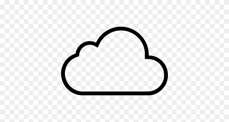 Ios Cloud Outline Ios Ipod Icon With And Vector Format, Gray Free Png