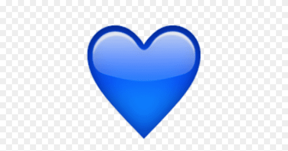 Ios Emoji Blue Heart, Balloon Free Png Download