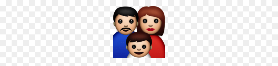 Ios Emoji Family, Doll, Toy, Baby, Person Png Image