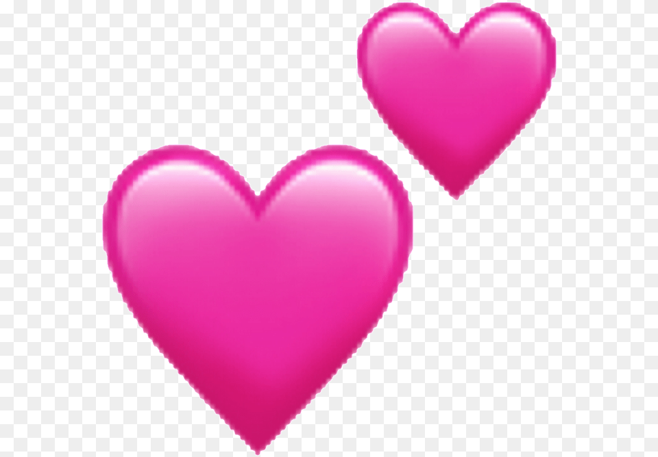 Ios Emoji Iphone Heart Hearts Spin Edit Stic Iphone Heart Emoji, Balloon Free Png
