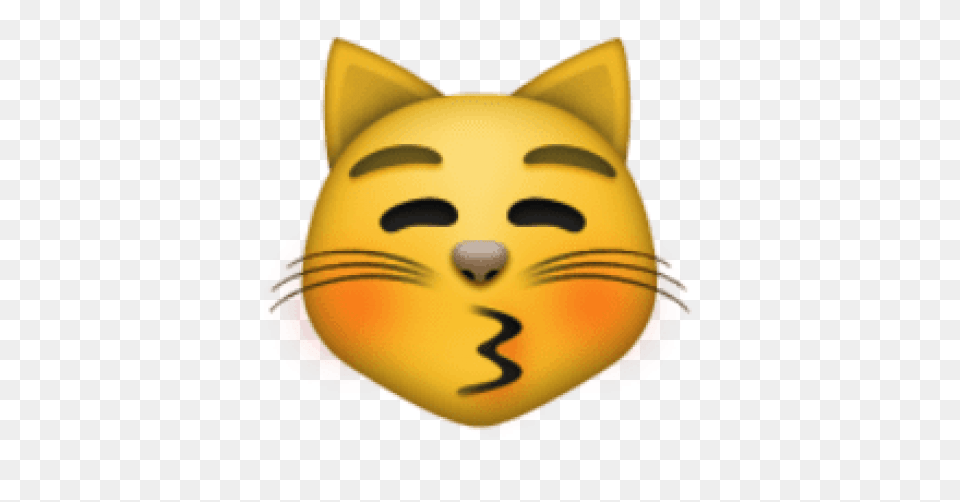 Ios Emoji Kissing Cat Face With Closed Eyes, Baby, Person, Head Free Transparent Png