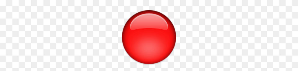 Ios Emoji Large Red Circle, Sphere, Clothing, Hardhat, Helmet Free Png Download