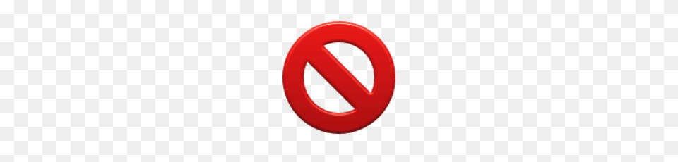 Ios Emoji No Entry Sign, Symbol, Road Sign Png