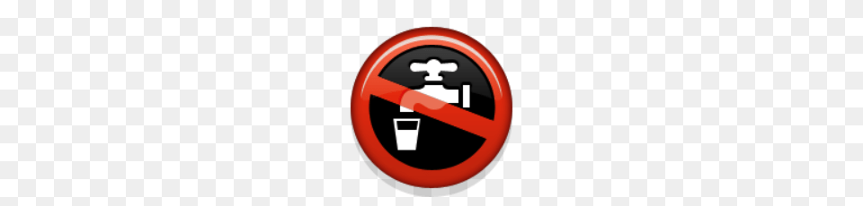 Ios Emoji Non Potable Water Symbol, Sign, Road Sign Png Image