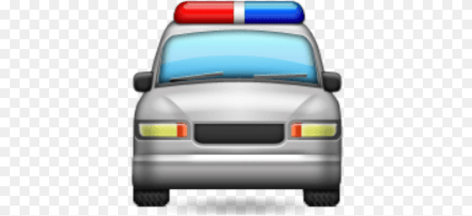 Ios Emoji Oncoming Police Car Images Transparent Police Emoji Transparent, Transportation, Vehicle, Limo, Police Car Png Image