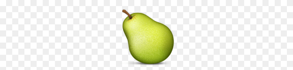 Ios Emoji Pear, Food, Fruit, Plant, Produce Free Transparent Png