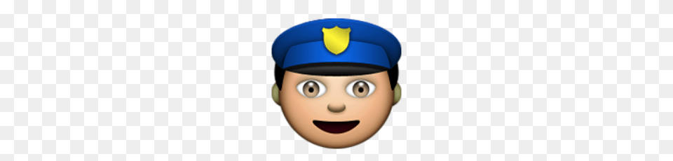 Ios Emoji Police Officer, Cap, Clothing, Hat, Captain Free Png