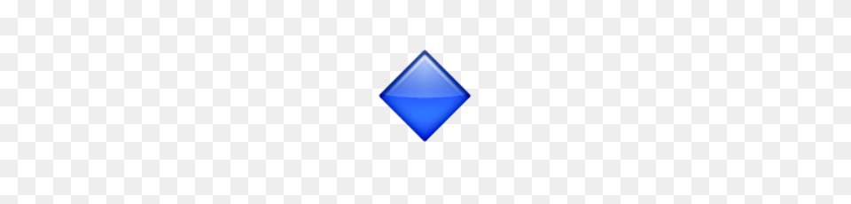 Ios Emoji Small Blue Diamond, Accessories, Gemstone, Jewelry, Triangle Free Png Download
