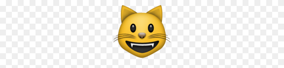 Ios Emoji Smiling Cat Face With Open Mouth, Ammunition, Grenade, Weapon Png
