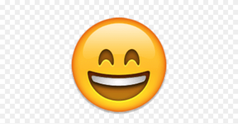 Ios Emoji Smiling Face With Open Mouth And Smiling Eyes, Astronomy, Moon, Nature, Night Free Png