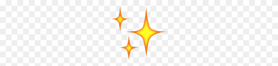 Ios Emoji Sparkles, Star Symbol, Symbol Free Png