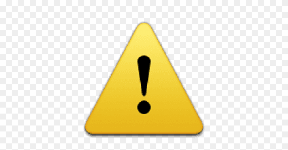 Ios Emoji Warning Sign, Symbol Free Png Download