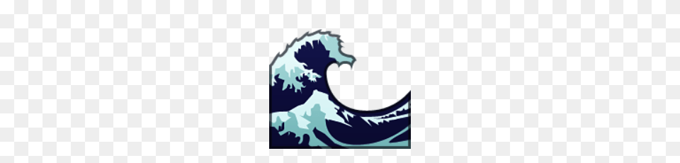 Ios Emoji Water Wave, Dragon, Nature, Outdoors, Sea Png