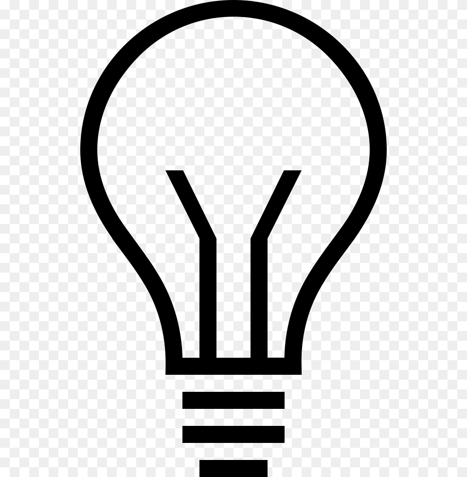 Ios Lightbulb Outline Icon, Light Free Png Download