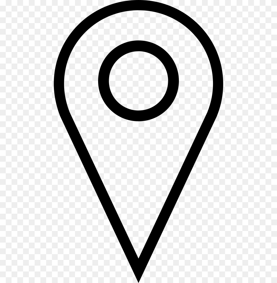 Ios Location Outline Comments Location Outline, Bow, Weapon Free Png Download