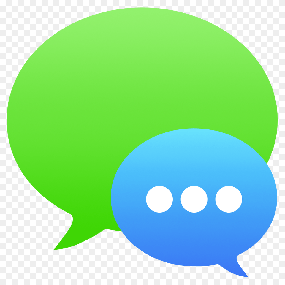 Ios Mac Icon Project Messages Updated Gadget Magazine, Balloon Free Png