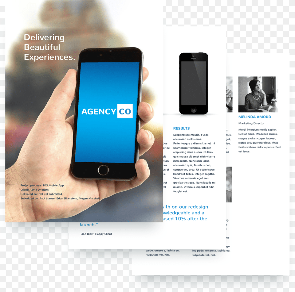 Ios Mobile App Proposal Template Mobile App Proposal, Electronics, Mobile Phone, Phone, Person Png