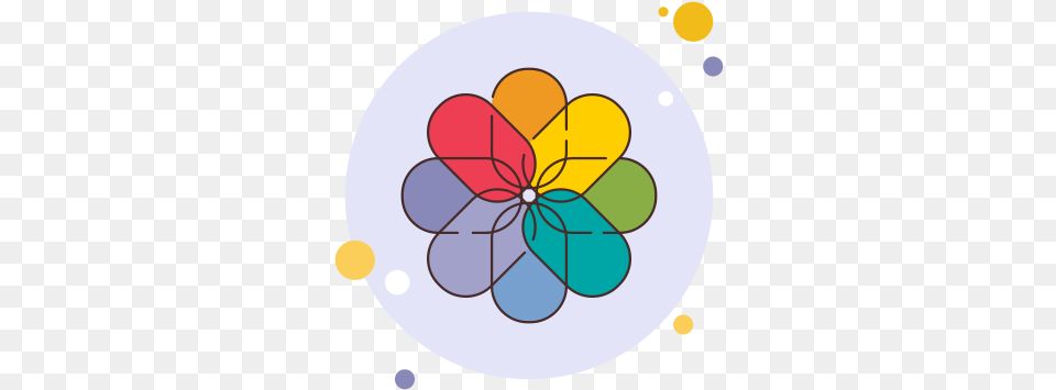 Ios Photos Icon In Circle Bubbles Style Phu, Art, Graphics, Balloon, Pattern Free Transparent Png