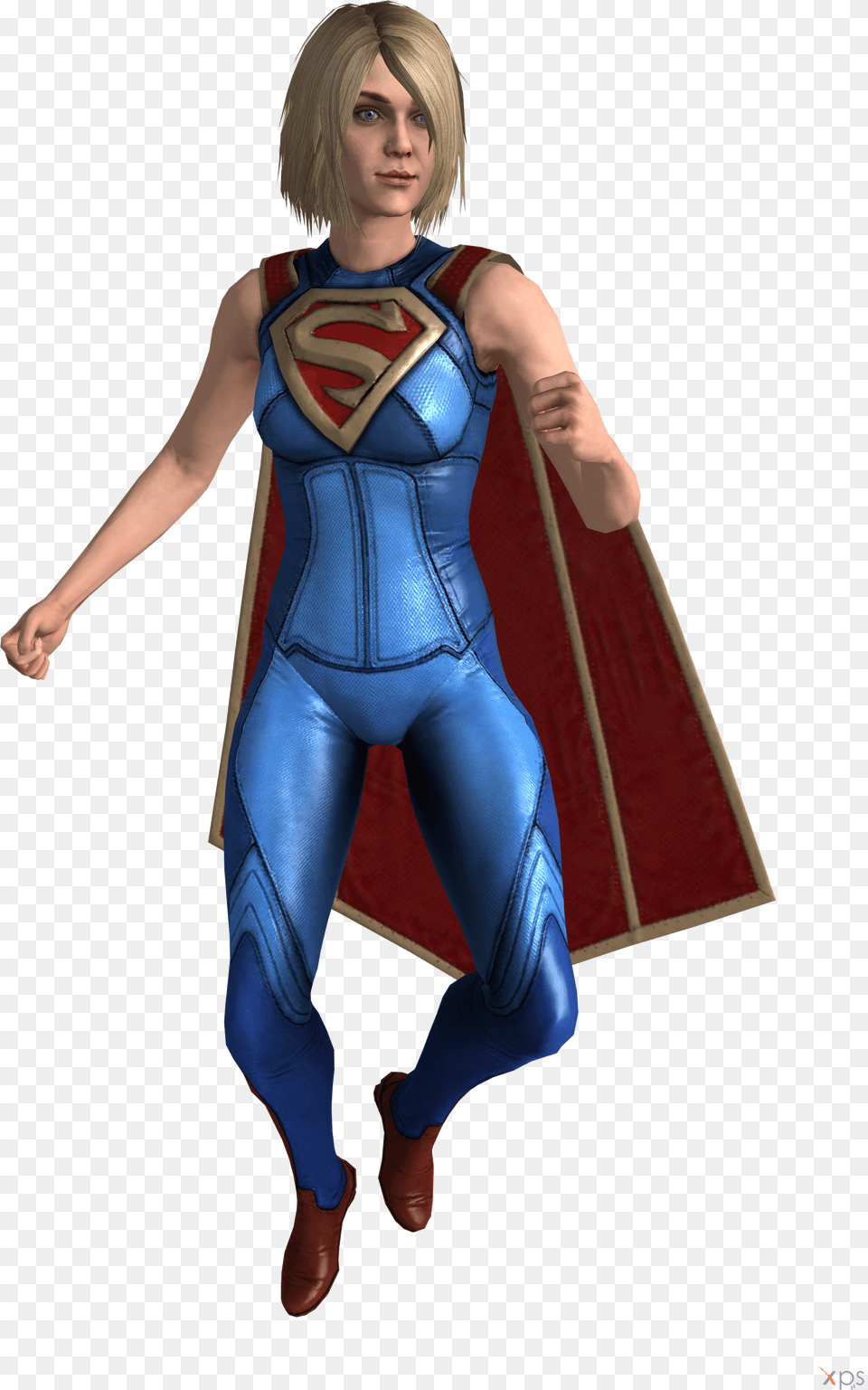 Ios Powered By Ogloc Injustice 2 Supergirl Sfm, Adult, Person, Female, Costume Free Png