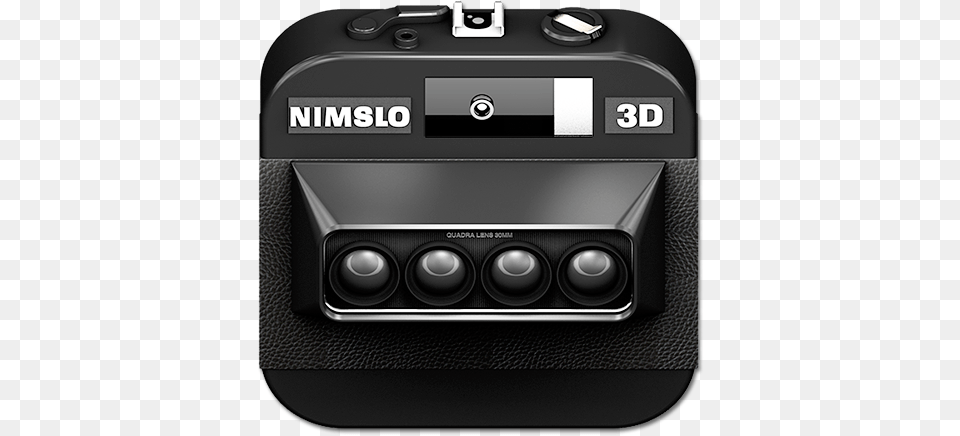 Ios Style Icon Of Nimslo 3d Camera Portable, Electronics, Speaker Free Png
