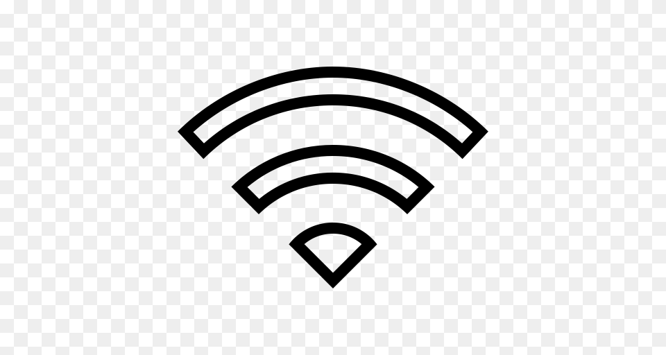 Ios Wifi Outline Wifi Icon With And Vector Format For, Gray Png Image