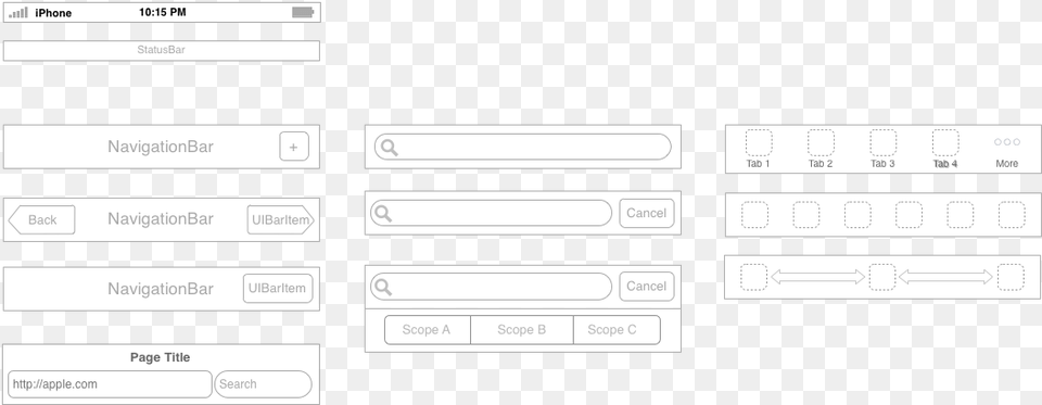 Ios Wireframe Iphone Paper, Page, Text Png Image