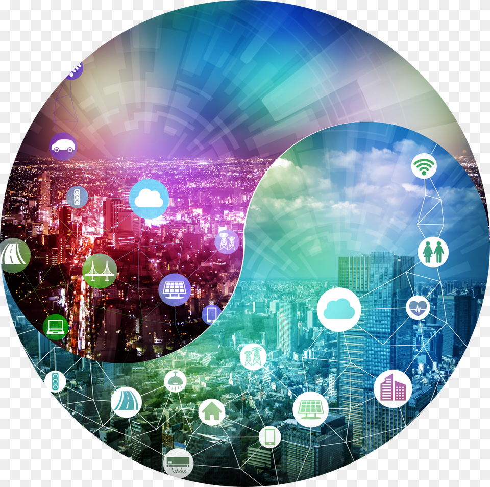 Iot And Smart Building, Sphere, Disk, Dvd Png Image