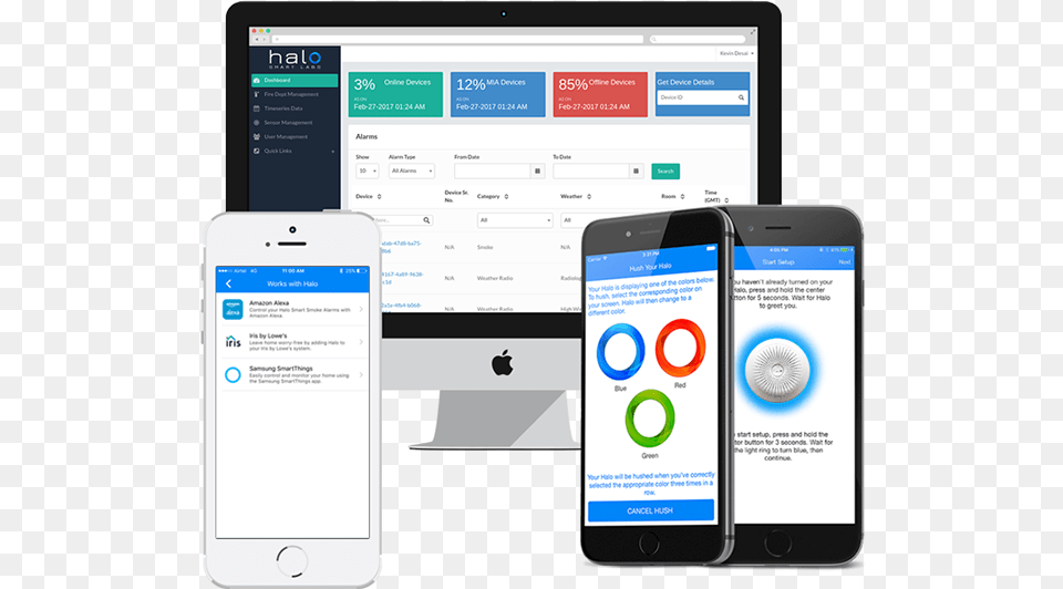 Iot Based Mobile App For Halo Smart Smoke Alarms Smoke Detector App, Electronics, Mobile Phone, Phone Free Png