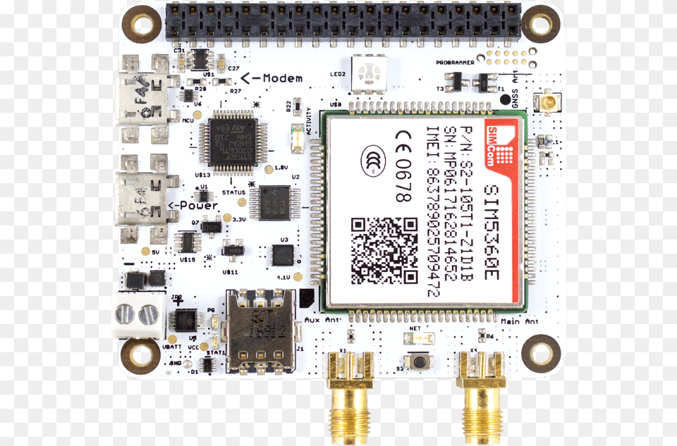 Iot Bit 3g Hat For The Raspberry Pi Europe, Computer Hardware, Electronics, Hardware, Qr Code Free Png