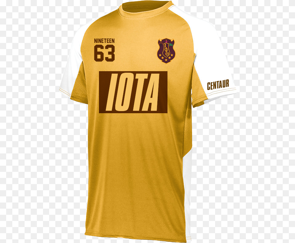 Iota Phi Theta Home Soccer Jersey La Rams T Shirts Yellow, Clothing, Shirt, T-shirt Png Image