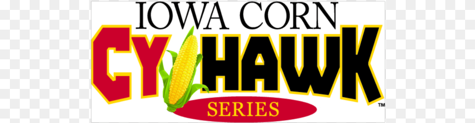 Iowa Corn Cy Hawk Series Logo, Food, Grain, Produce, Plant Free Transparent Png