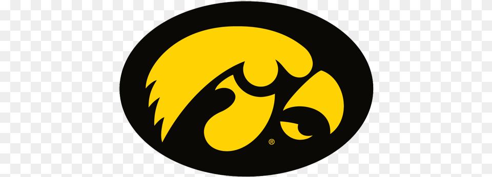 Iowa Hawkeye Logo Iowa Hawkeyes Football Symbol, Batman Logo Png