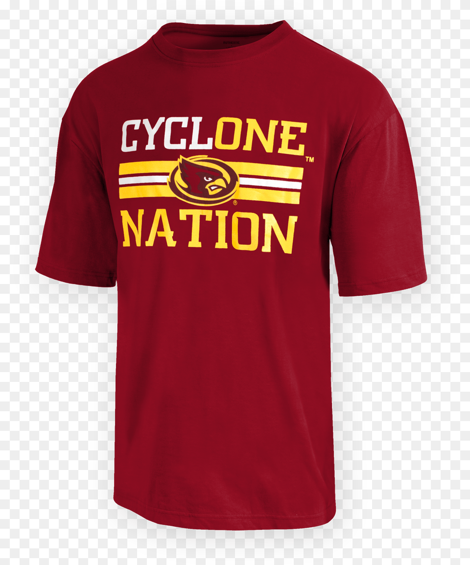 Iowa State Men39s T Shirt Fanatics, Clothing, T-shirt, Maroon Png Image