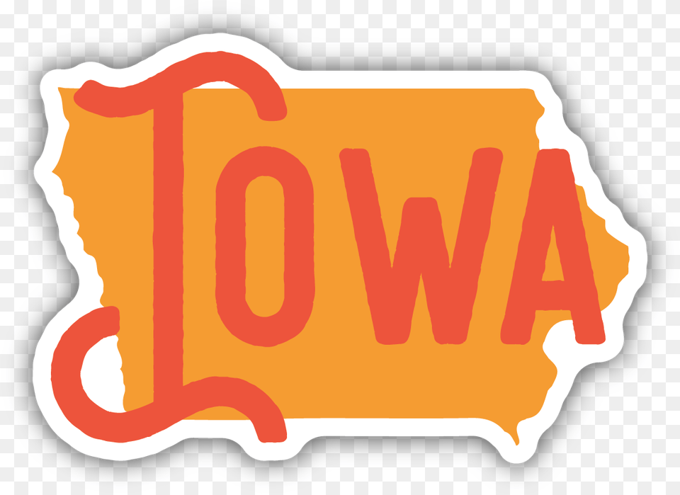 Iowa State Sticker, Food, Ketchup, Logo, Text Png Image